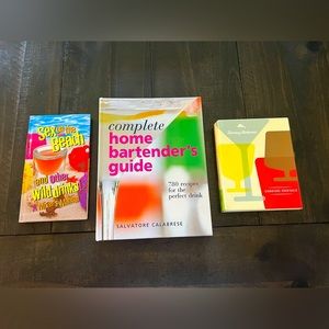 Like new! Bundle of cocktail recipe books - perfect for any entertainer!